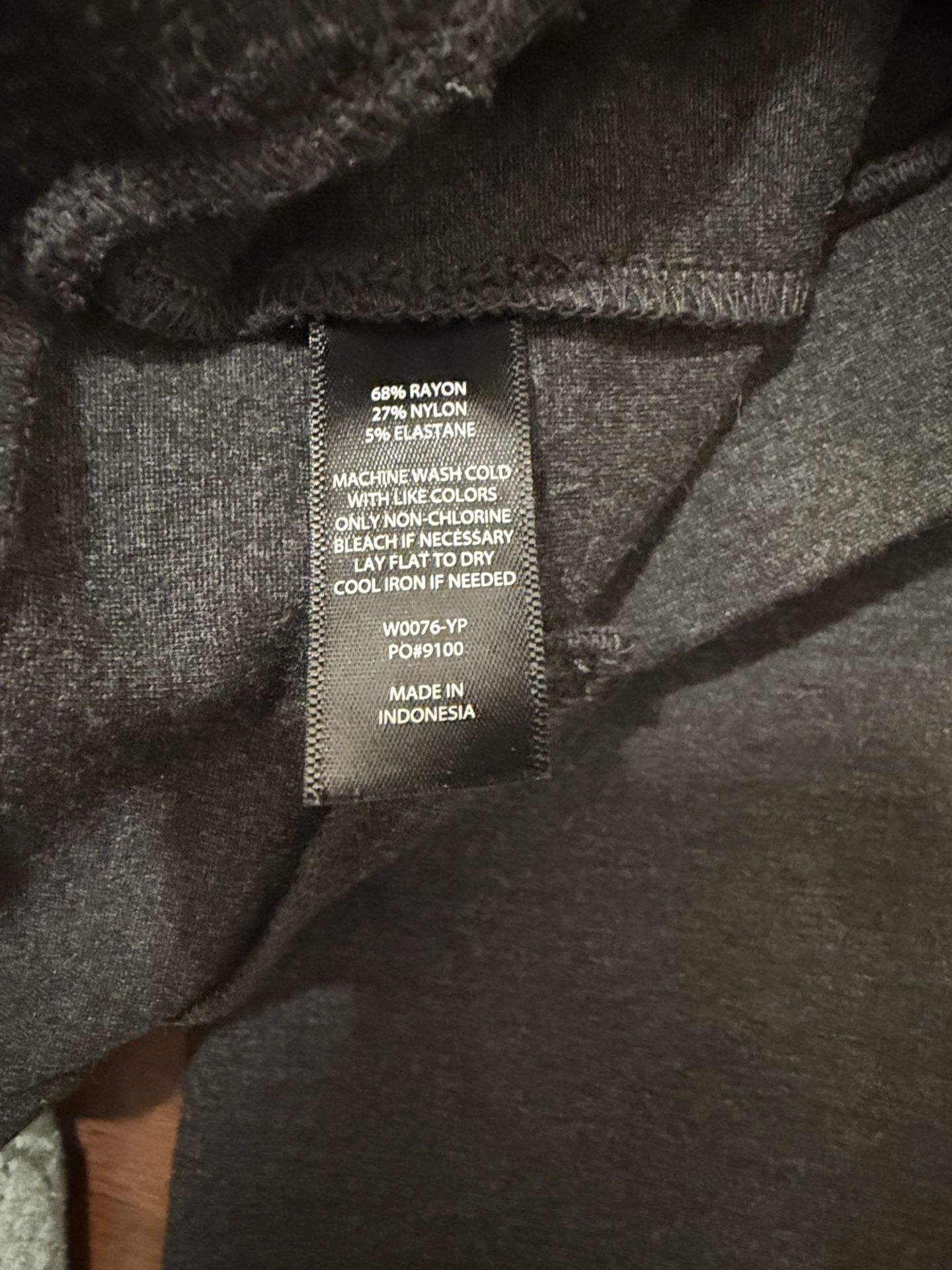 Betabrand Charcoal Straight Leg Pants