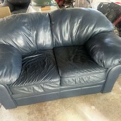 Leather sofa
