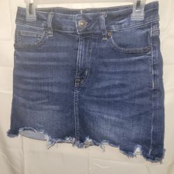 American Eagle,  jean mini skirt,  blue, NWOT, Size  4