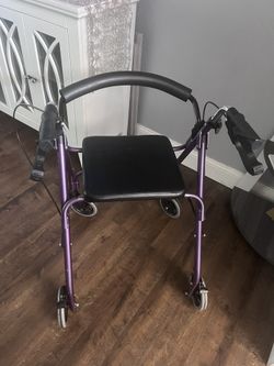 Walker With Brakes