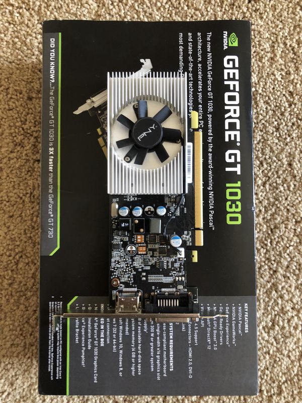 Nvidia Geforce Gt 1030 2gb Edition For Sale In Phoenix Az Offerup