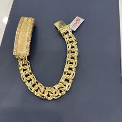 10k Gold  Chino Bracelet 