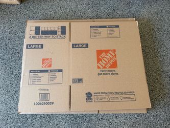 Like New Large Moving Boxes x 7