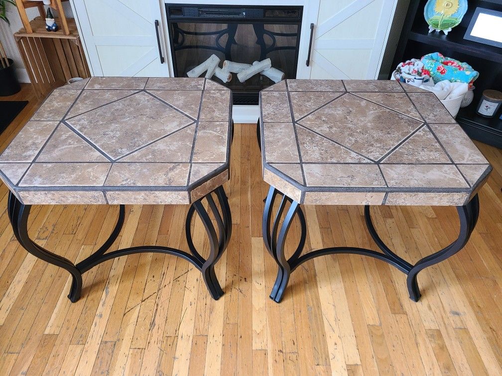Large End Table Set