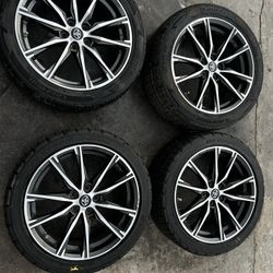 17” Toyota 86 & Subaru wheels & tires 17x7 5x100 mm et48