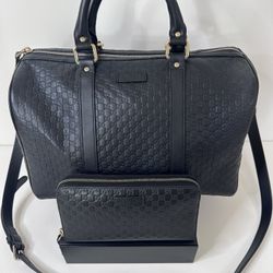 GUCCI Handbag & Wallet Women’s Microguccissima (BUNDLE DEAL)