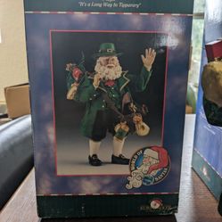 Faberge Christmas Musical Santa Irish