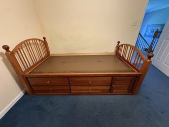 Twin Bed Frame  - Captains Bed