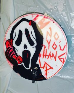 Ghost Face Keyholder- Single Hook