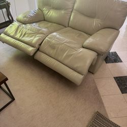 Leather Recliner Loveseat