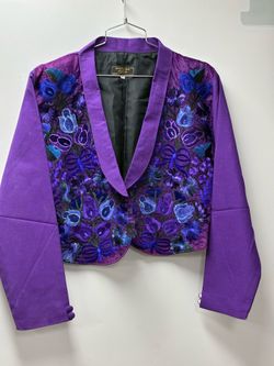 Purple Bolero Jacket - New