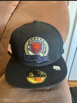 Chicago Bears New Era NFL salute to service fitted hat 7 1/2