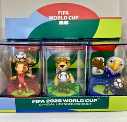 OFFICIAL FIFA World Cup 2026 Mascots Set of 3 Authentic QR CODE NEW