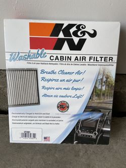 K&N reusable and washable air filter