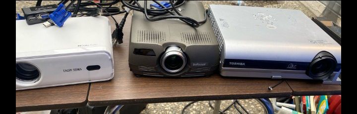All 3 projectors $30