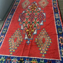 Antique Moroccan Handmade Carpet 