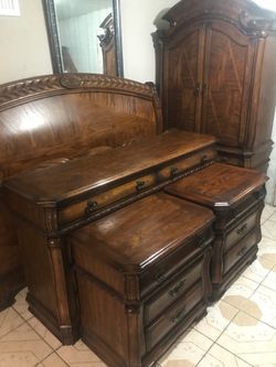 AICO cal king bedroom set super strong