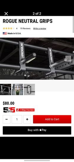 Rogue pull up grips