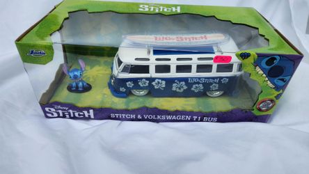 Jada Disney MICKEY MOUSE & Volkswagen T1 BUS Car & Figure - 1:24