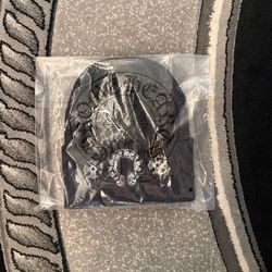 Chrome Heart Scroll Beanie