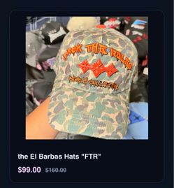 El Barbas Collective FTR Camo Baseball Cap