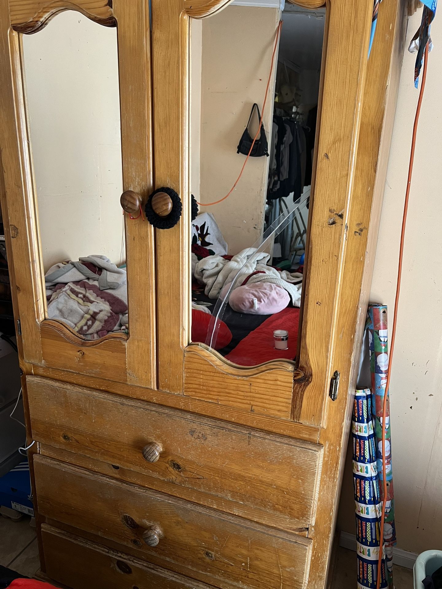 wood dresser