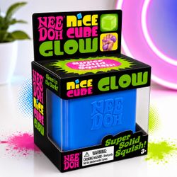 NeeDoh Blue Glow Cube – Free Shipping