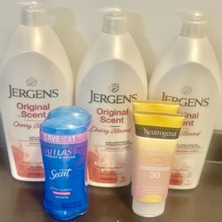 Hygiene Bundle - Moisturizer, Deodorant, Sunscreen