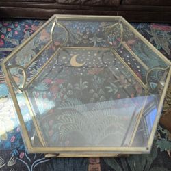 Glass Coffee Table - Hexagon