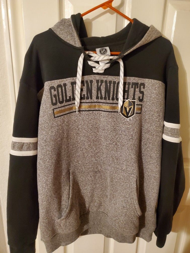 New Vegas Golden Knights Hoodie Sweatshirt Size Lg And A Vegas Golden Knights Flag Both For $25