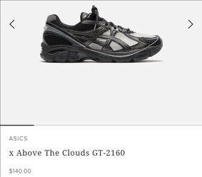 ASICS x Above The Clouds GT-2160
Used
Men's Size 6.5
Women's size 8