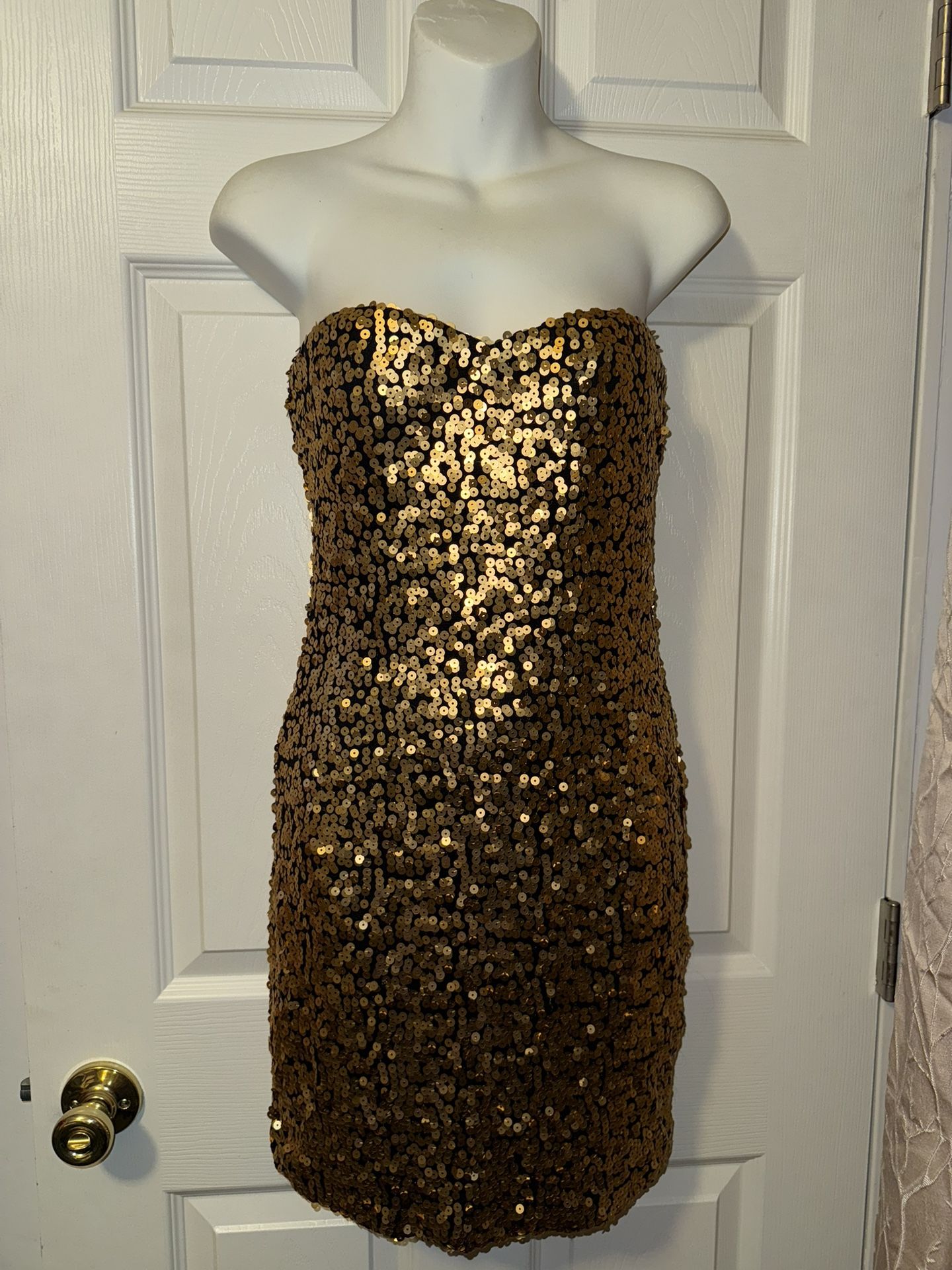 Sequin Strapless Homecoming Dresses for Teens Mini Prom Dress Women Short Sparkly Cocktail-Dress