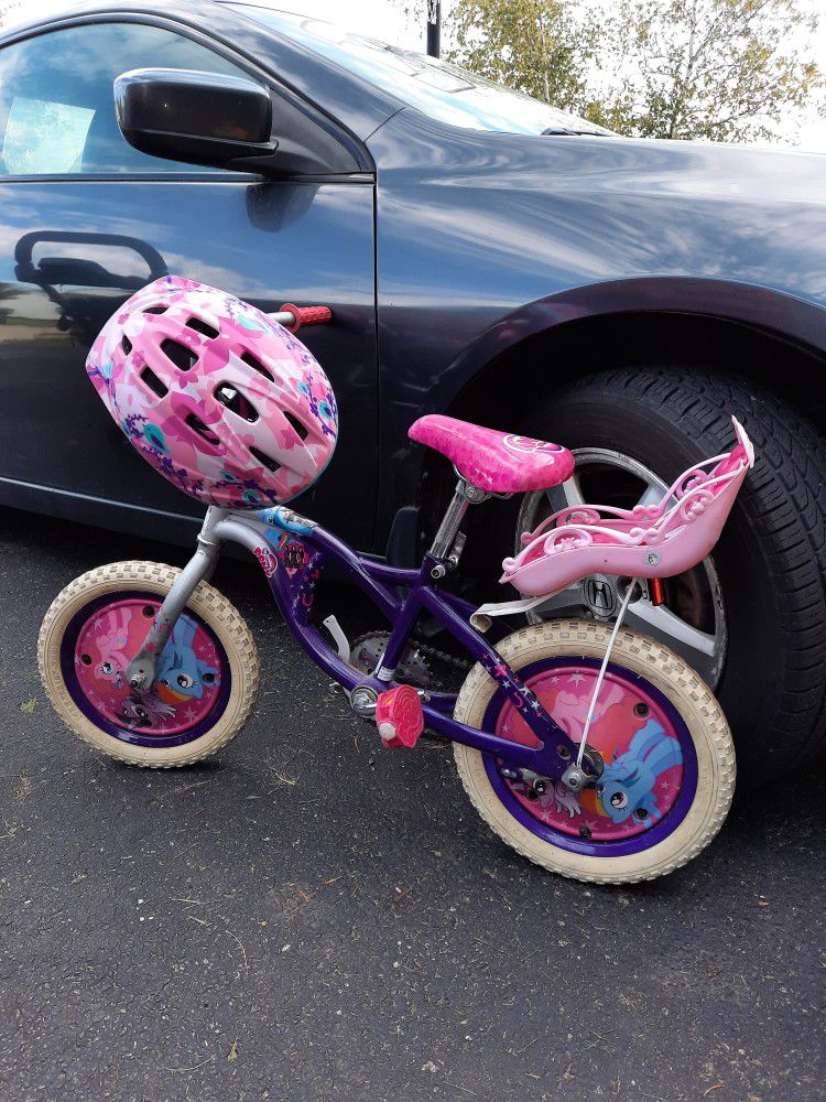 Toddler Bike With Helmet 