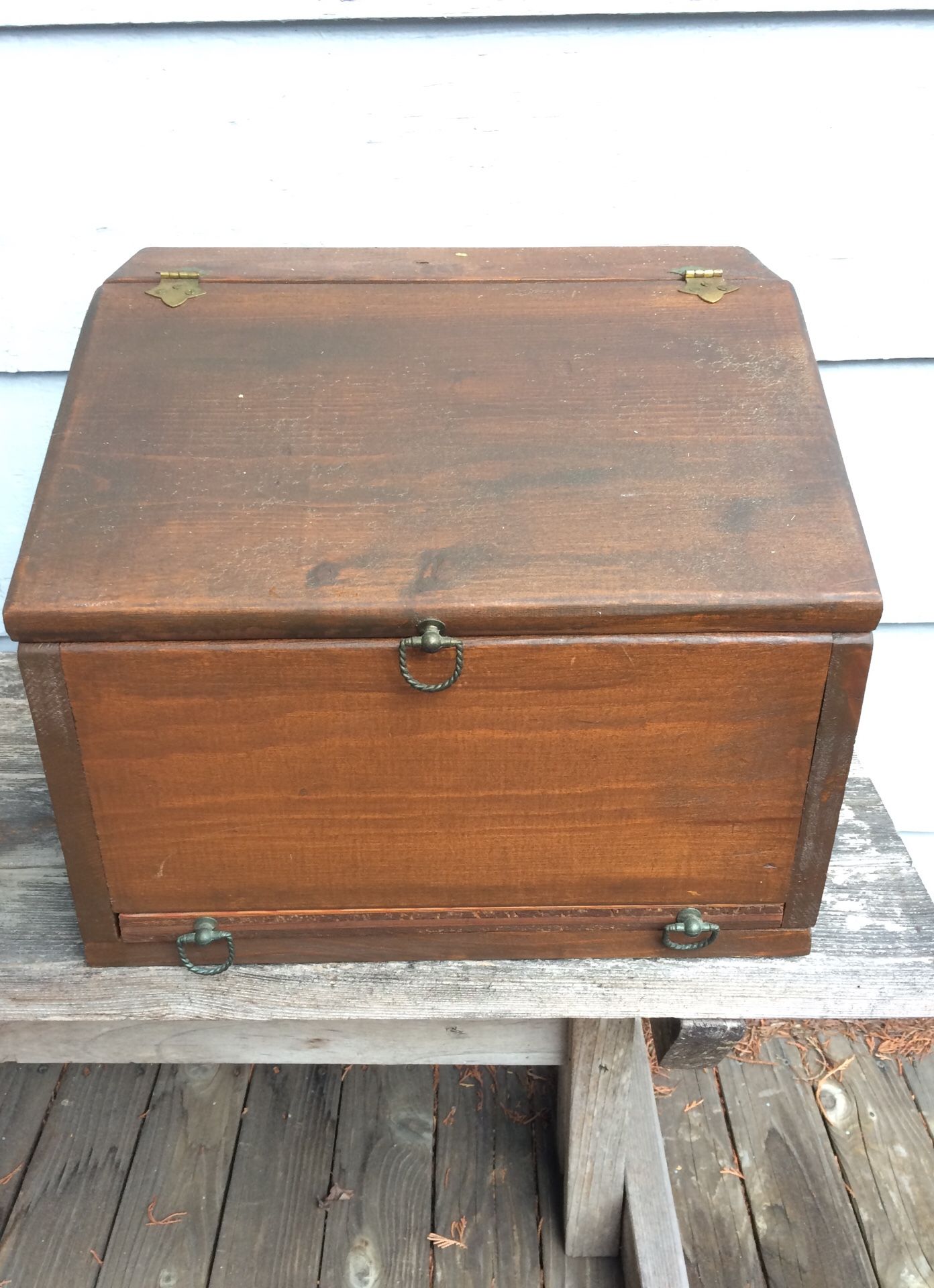 Vintage Handcrafted bread box