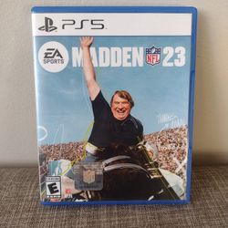 Nfl Madden 23 Ps5 PlayStation 5 Mint Disc No Scratches 