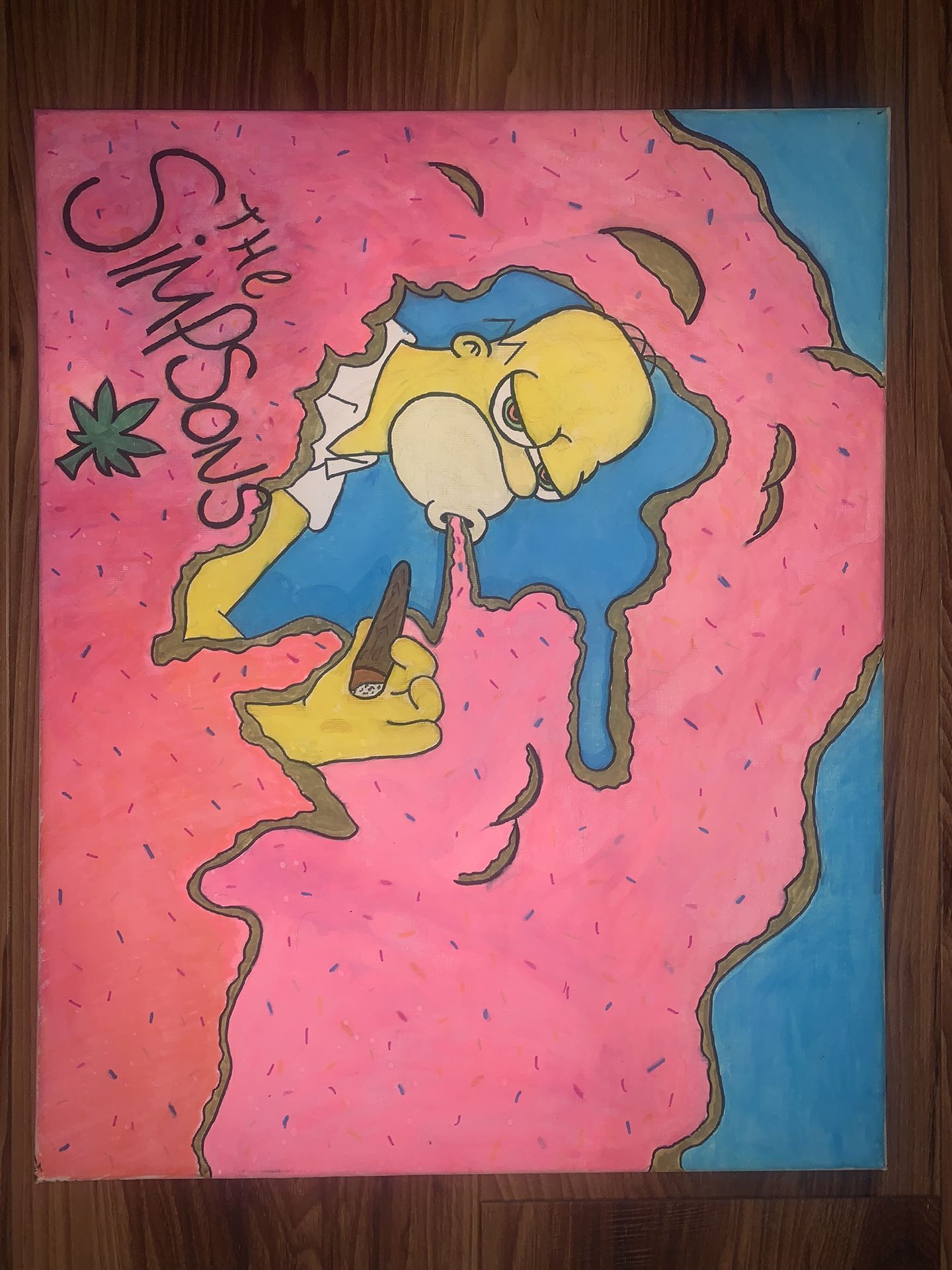 Homer Simpson (420 Edition) Canvas Art