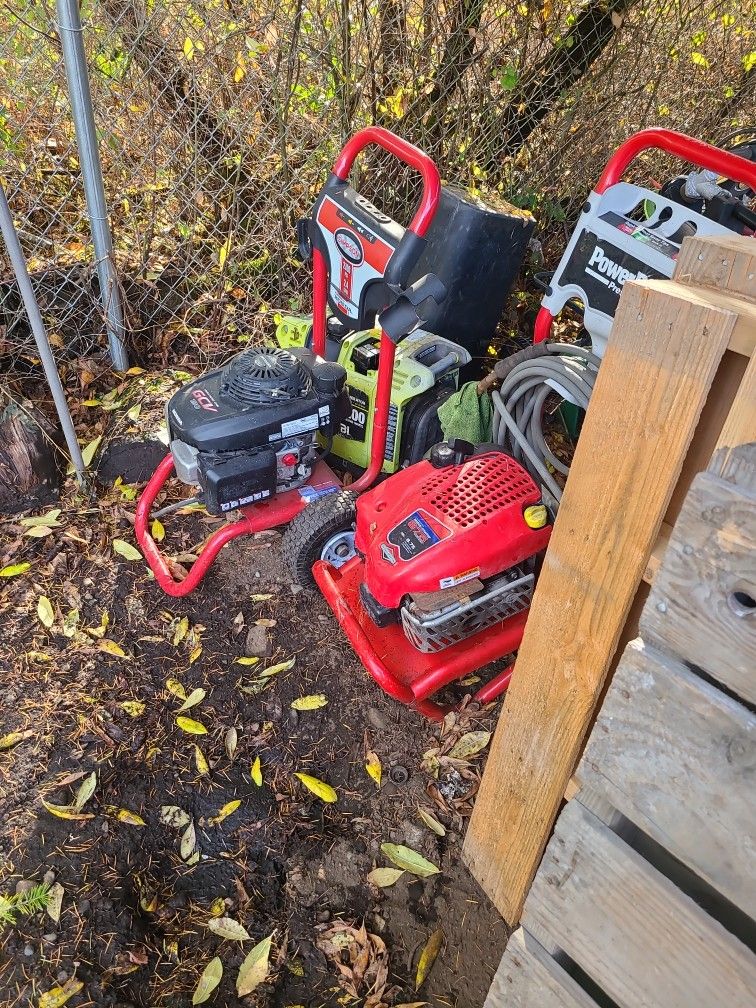Pressure Washers And Generator