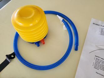 Air pump for an exercise ball