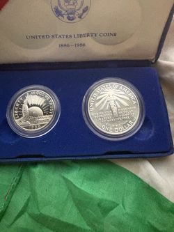 1986 US Liberty Coins Two-Coin Set