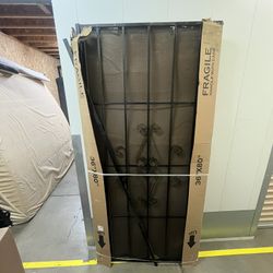 Black Screen Door 36”x80”