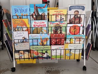 Book Display/Storage Rolling Cart