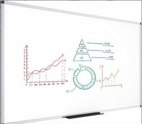 VIZ-PRO 72x48 Magnetic Whiteboard