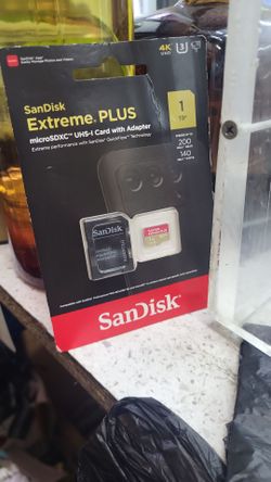 SanDisk Extreme Plus 1TB microSDXC Memory Card (Sealed, New)