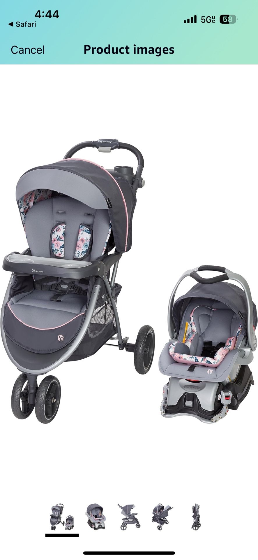 Baby trend Car Seat And Stroller Combo