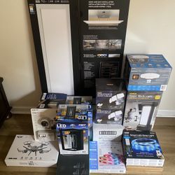 New LED Light Fixtures And Security Cameras. Sell and/or Install . 