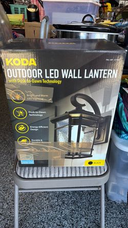 Bew outdoor LED wall lantern black Koda outdoor LED wall lantern black