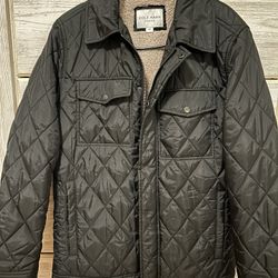 Cole Haan quilted insulated field jacket.