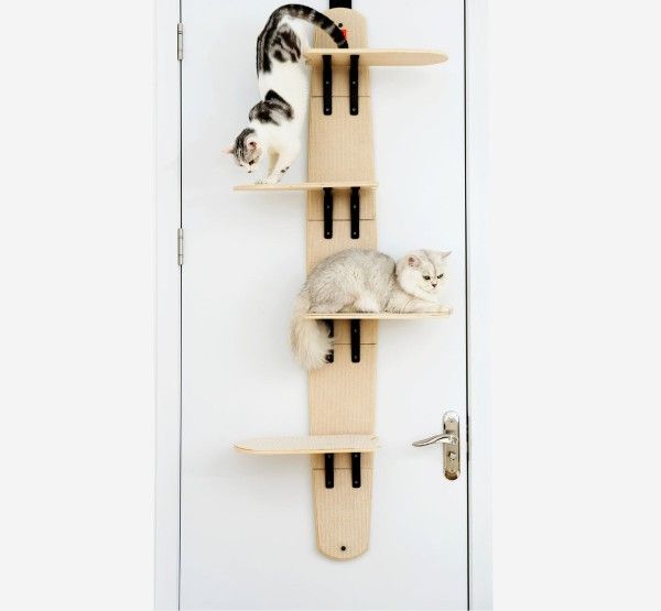MEWOOFUN Cat Tree Door Mounted Cat Climber, Cat Shelves