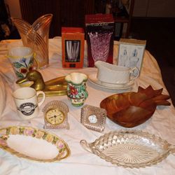 $5 Sale Items - Group 1 - See Description - Majolica, Waterford, Vintage & Brand New Items - Great Christmas Gift Ideas