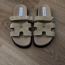 Steve Madden Tan Sandals- Women’s Size 6